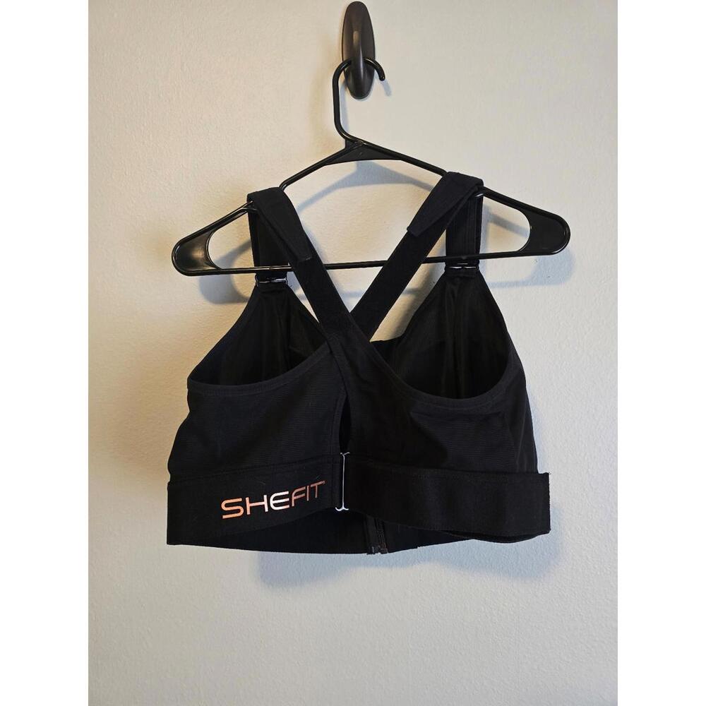 Shefit Black Ultimate Sports Bra Heavy Impact Front Close (4Luxe) - Picture 3 of 6